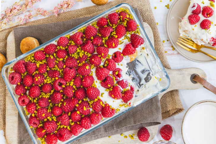 Windbeutel- und Milchmädchen-Dessert