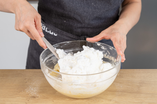 Eischnee unterheben