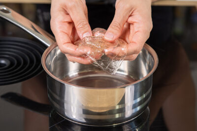 Gelatine auslösen