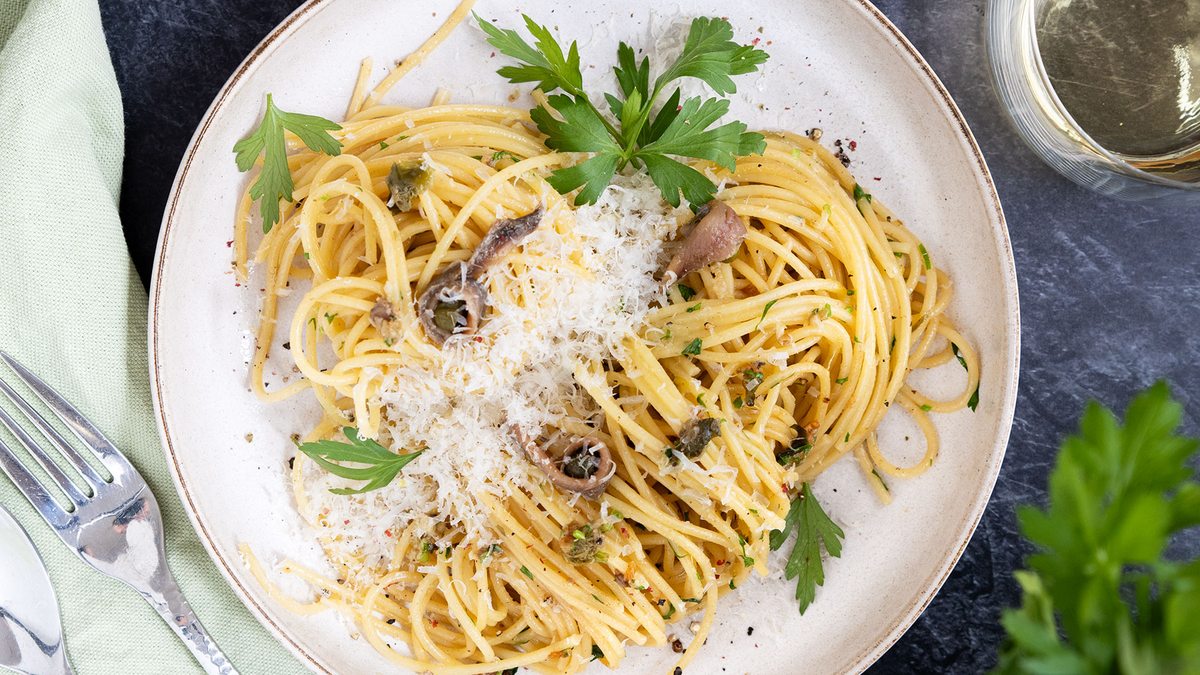 Pasta mit Sardellen