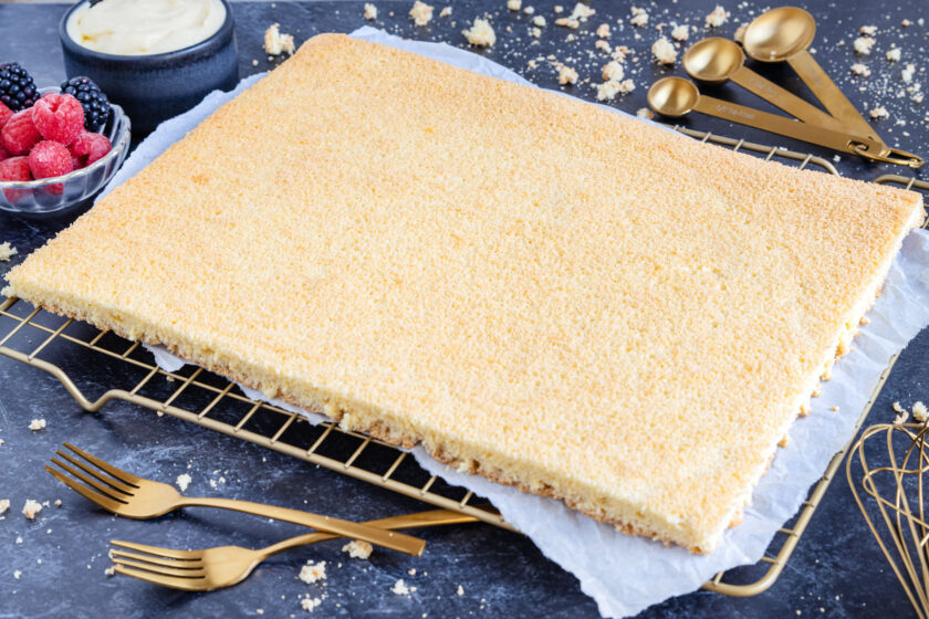 Biskuitboden für ein Backblech
