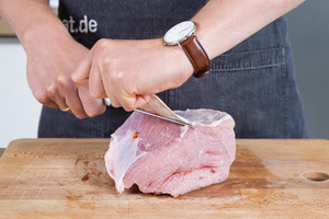Fleisch parieren