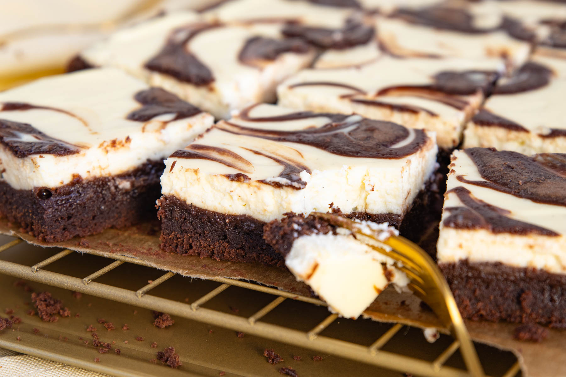 Cheesecake Brownies