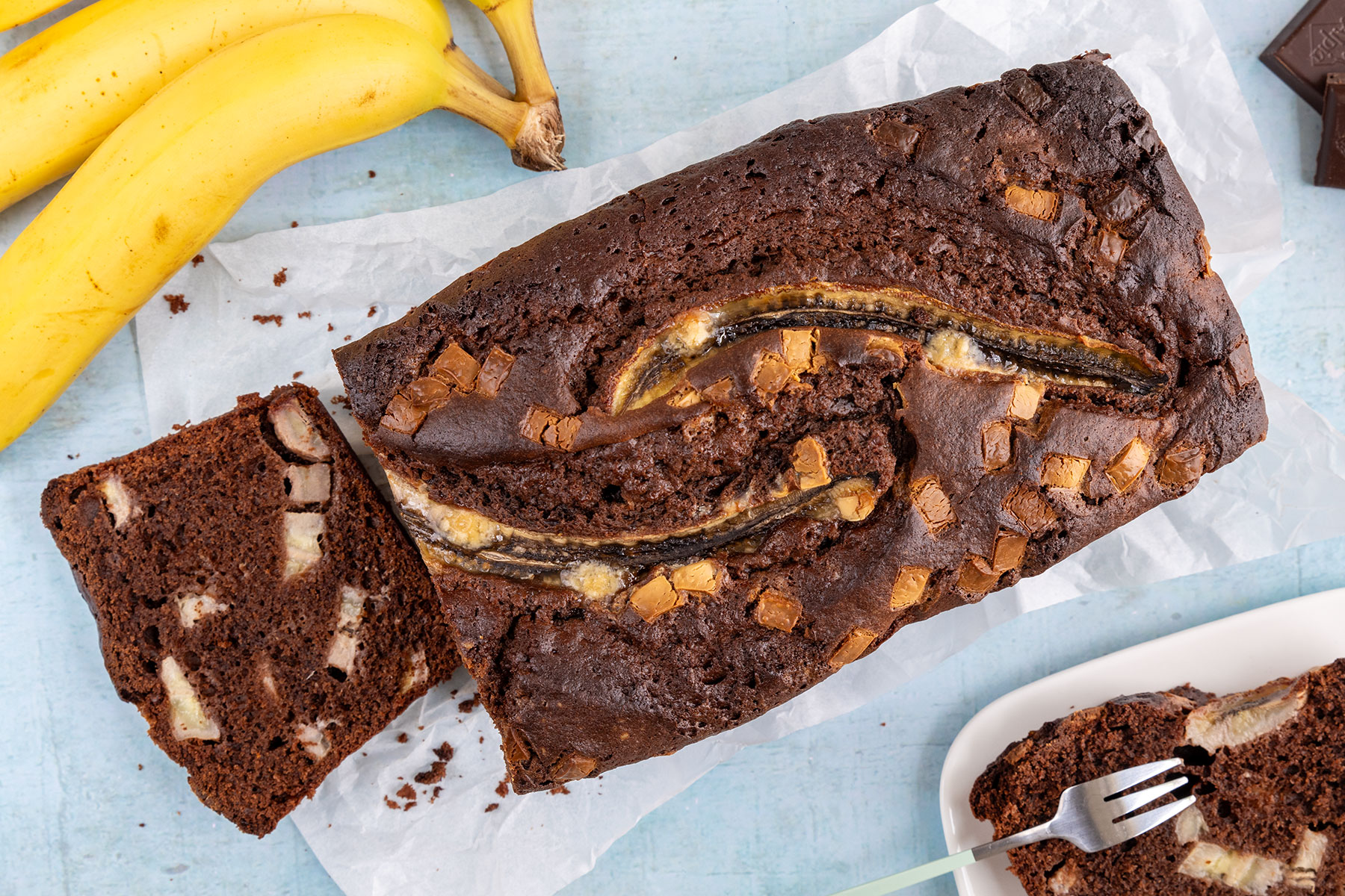 Schoko-Bananenkuchen