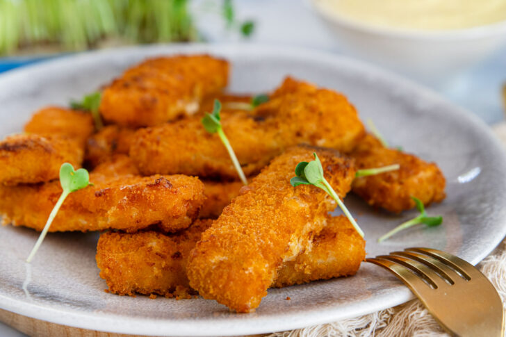 Fischstäbchen aus der Heißluftfritteuse