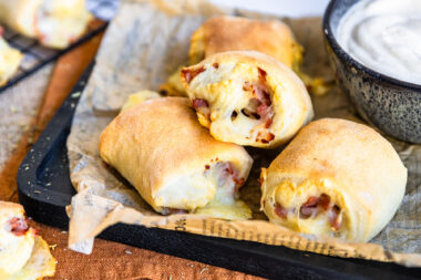 gefüllte Pizzabrötchen