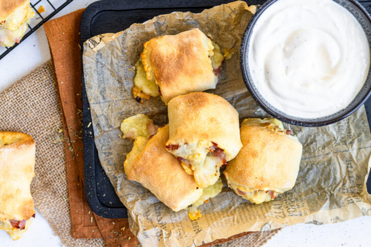 gefüllte Pizzabrötchen