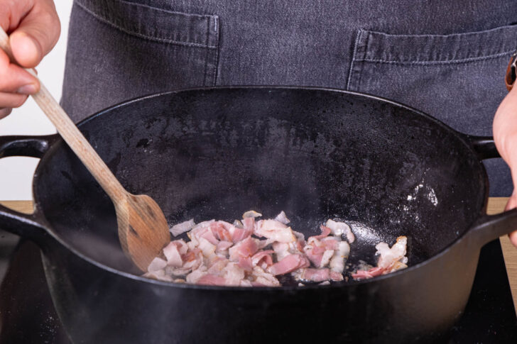 Bacon anbraten