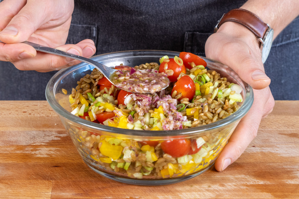 Grünkernsalat | Rezept
