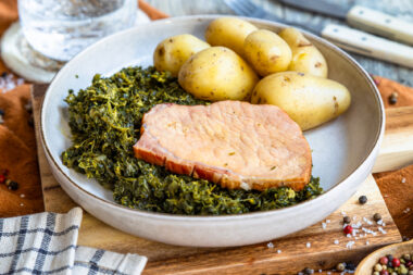 Grünkohl mit Kassler
