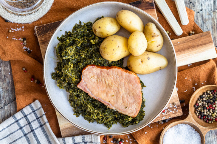 Grünkohl mit Kassler