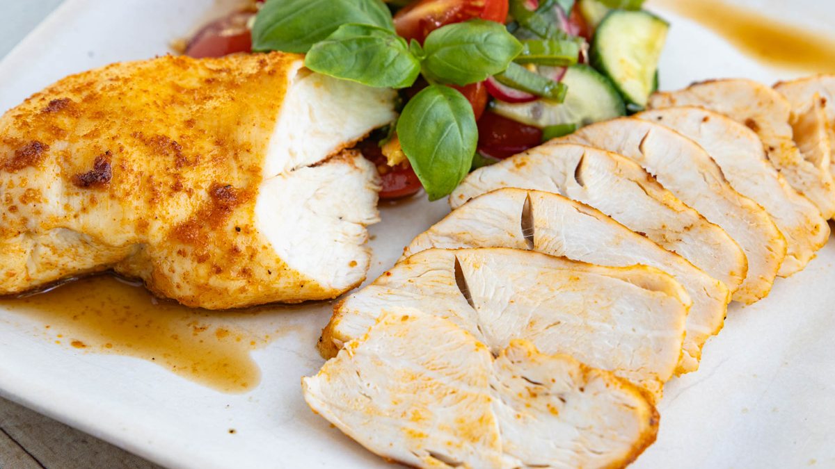 Hähnchen aus der Heißluftfritteuse | Rezept