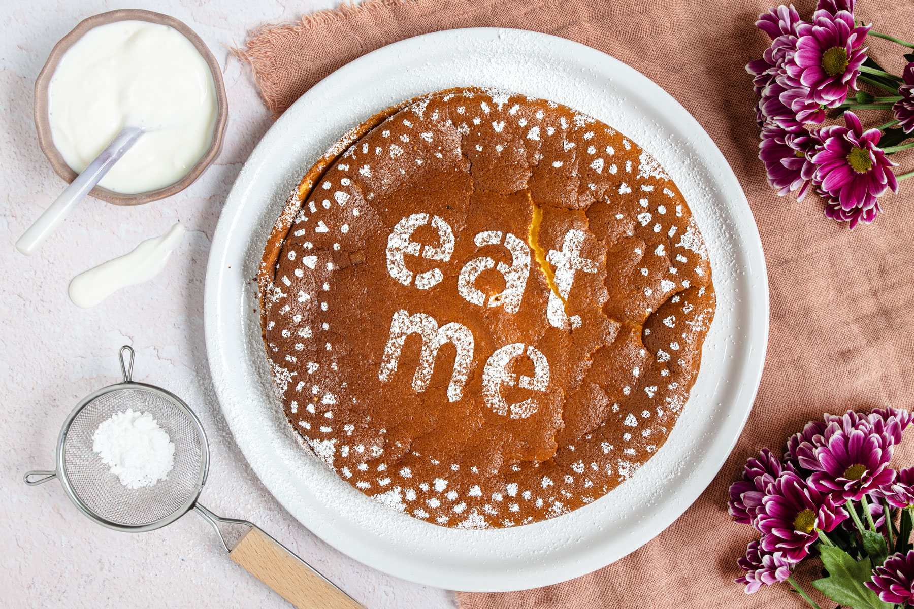 Joghurtkuchen mit 500 g Joghurt | Rezept