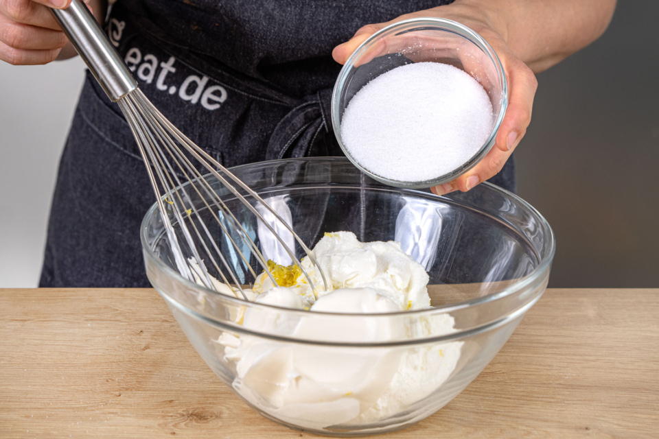 Käsekuchen-Muffins ohne Boden