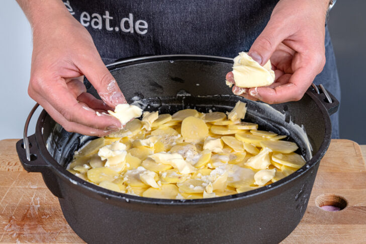Butterflocken zupfen