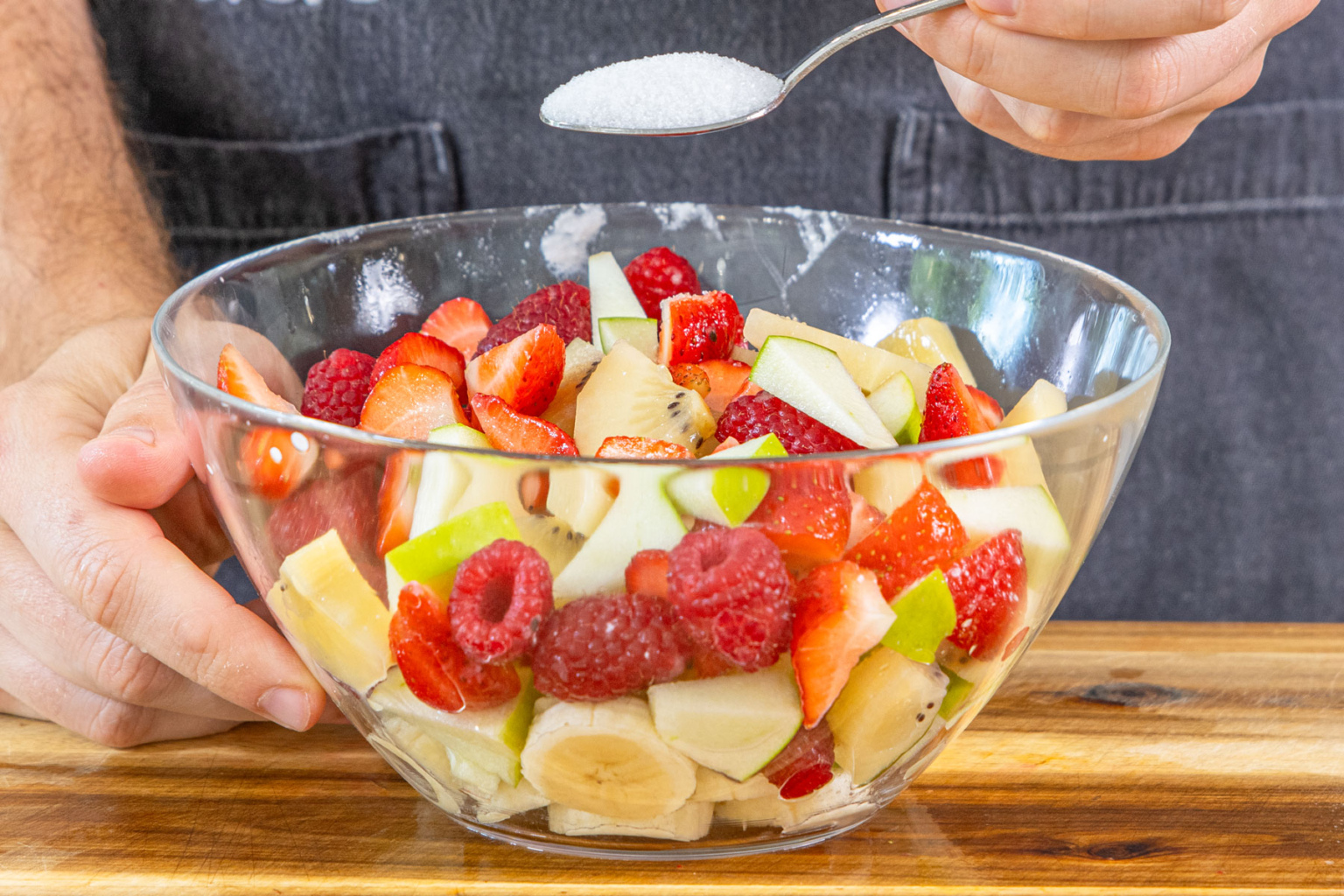 Obstsalat mit Joghurt | Rezept