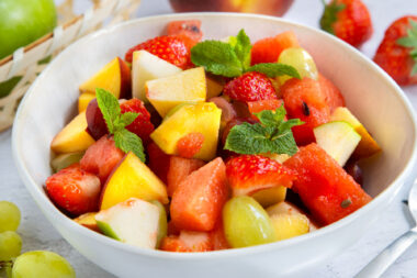 Obstsalat: schnelles Rezept