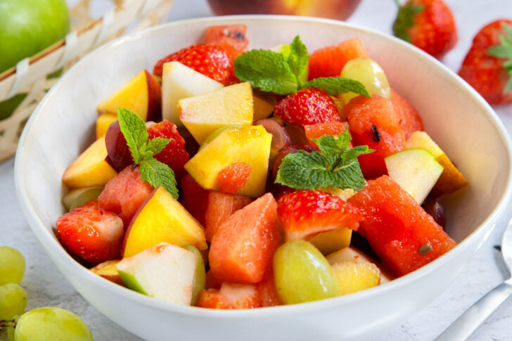 Obstsalat: schnelles Rezept