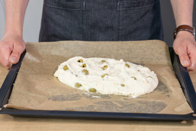 Olivenbrot backen