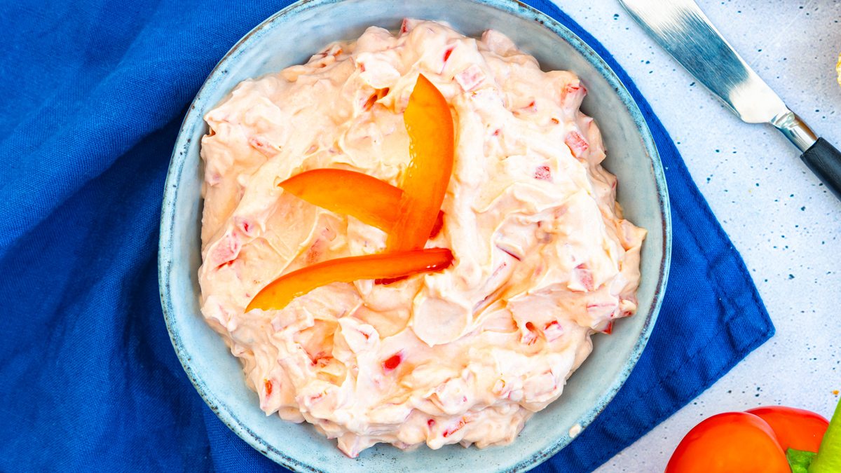 Paprika-Frischkäse-Dip