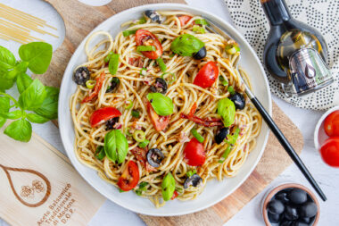 Pastasalat mit Balsamico