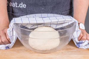 Teig abdecken