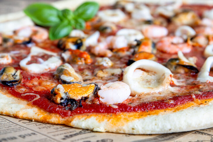 Meeresfrüchte-Pizza Frutti Di Mare