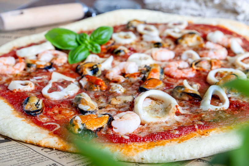 Meeresfrüchte-Pizza Frutti Di Mare