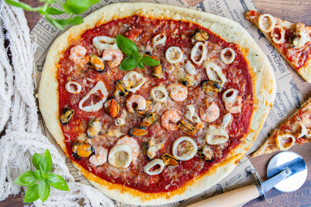 Schnelle Pizzabrötchen mit Schmand