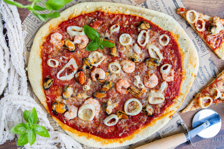 Meeresfrüchte-Pizza Frutti Di Mare