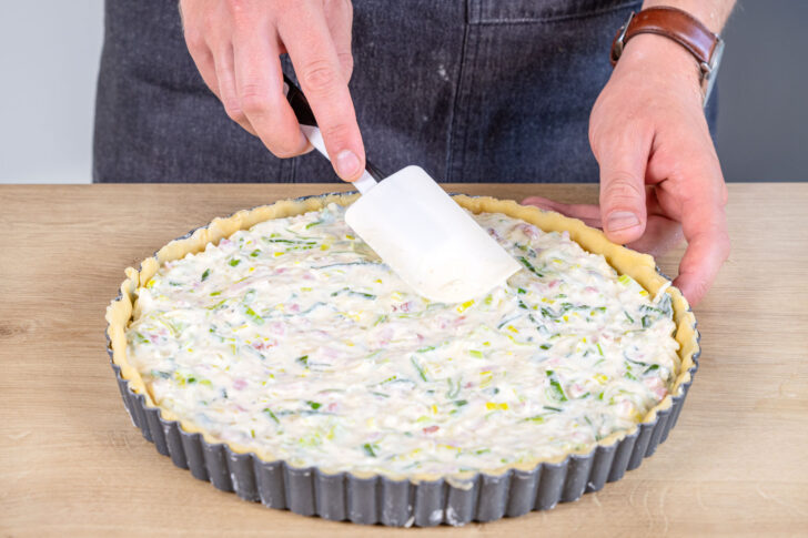 Quiche Lorraine füllen