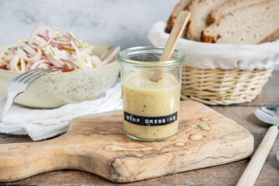 Senf-Dressing für Wurstsalat