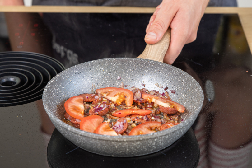 Tomaten mit anbraten