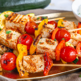 Tofu-Gemüse-Spieße