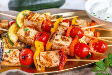 Tofu-Gemüse-Spieße
