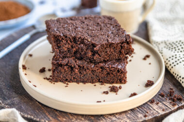 vegane saftige Brownies