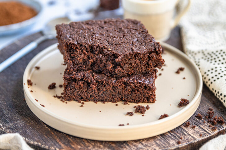 vegane saftige Brownies