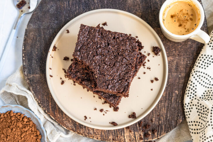 vegane saftige Brownies