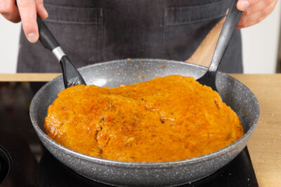 Die Seitan Massen wenden.