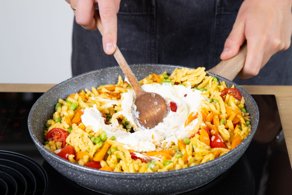 Vegetarischer Gemüse-Spätzle-Auflauf | Rezept