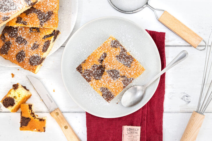 Versunkener Streuselkuchen