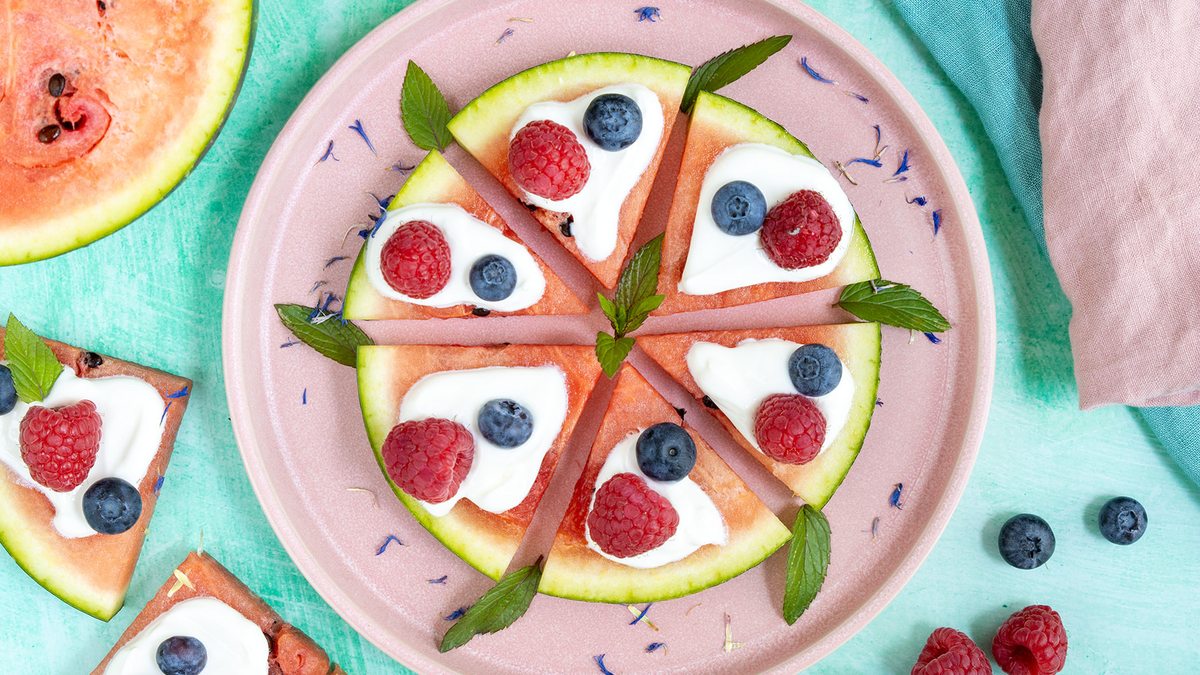 Wassermelonen-Pizza