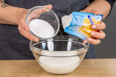 Pudding anrühren