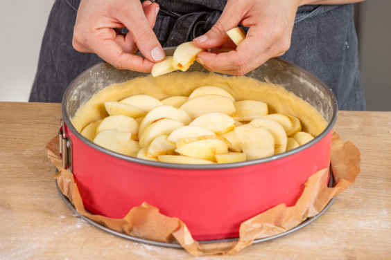 Apfelkuchen mit Streuseln ohne Ei | Rezept