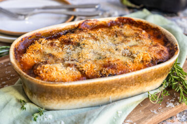 Auberginenauflauf mit Hackfleisch