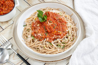 Grünkern-Bolognese