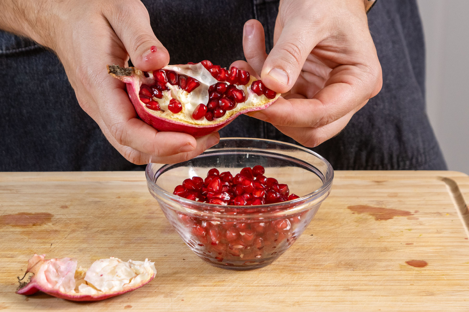 Grünkohlsalat mit Granatapfel | Rezept
