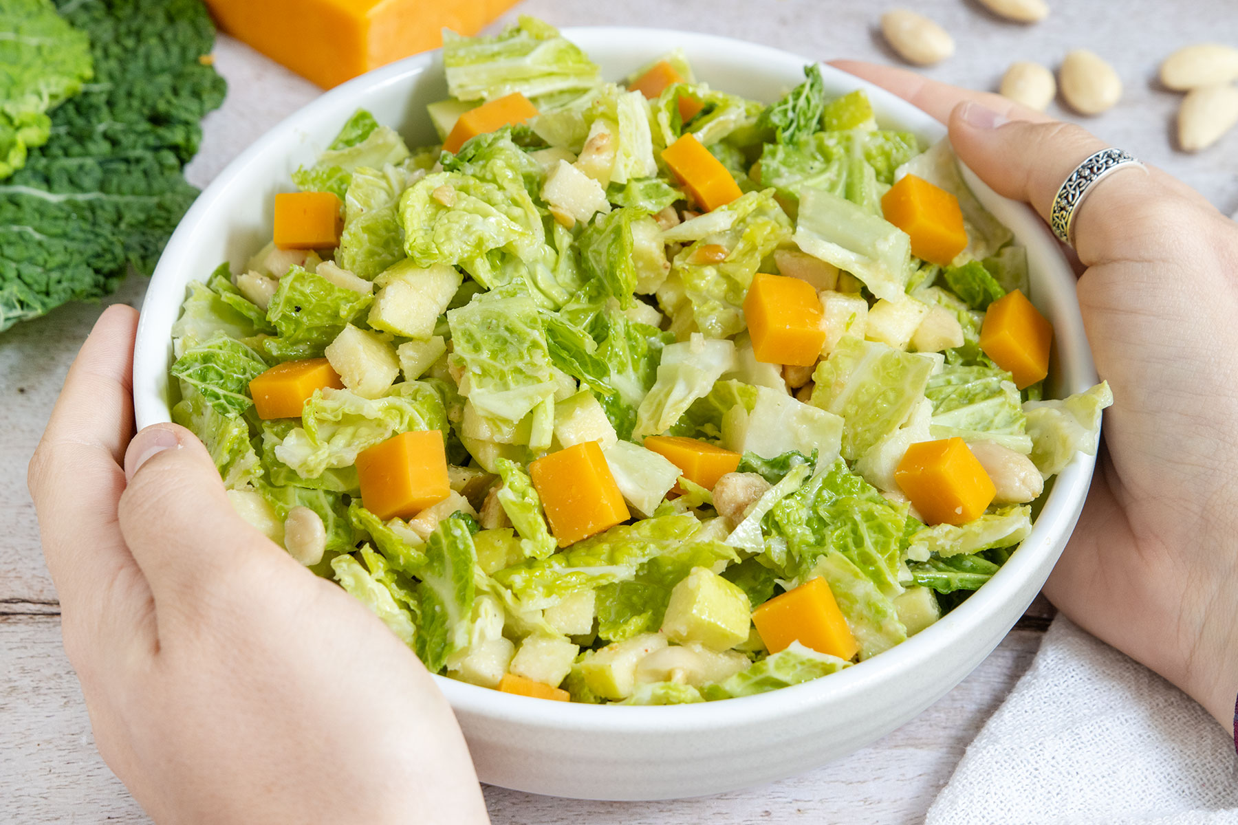 Grünkohl-Salat nach New York-Rezept