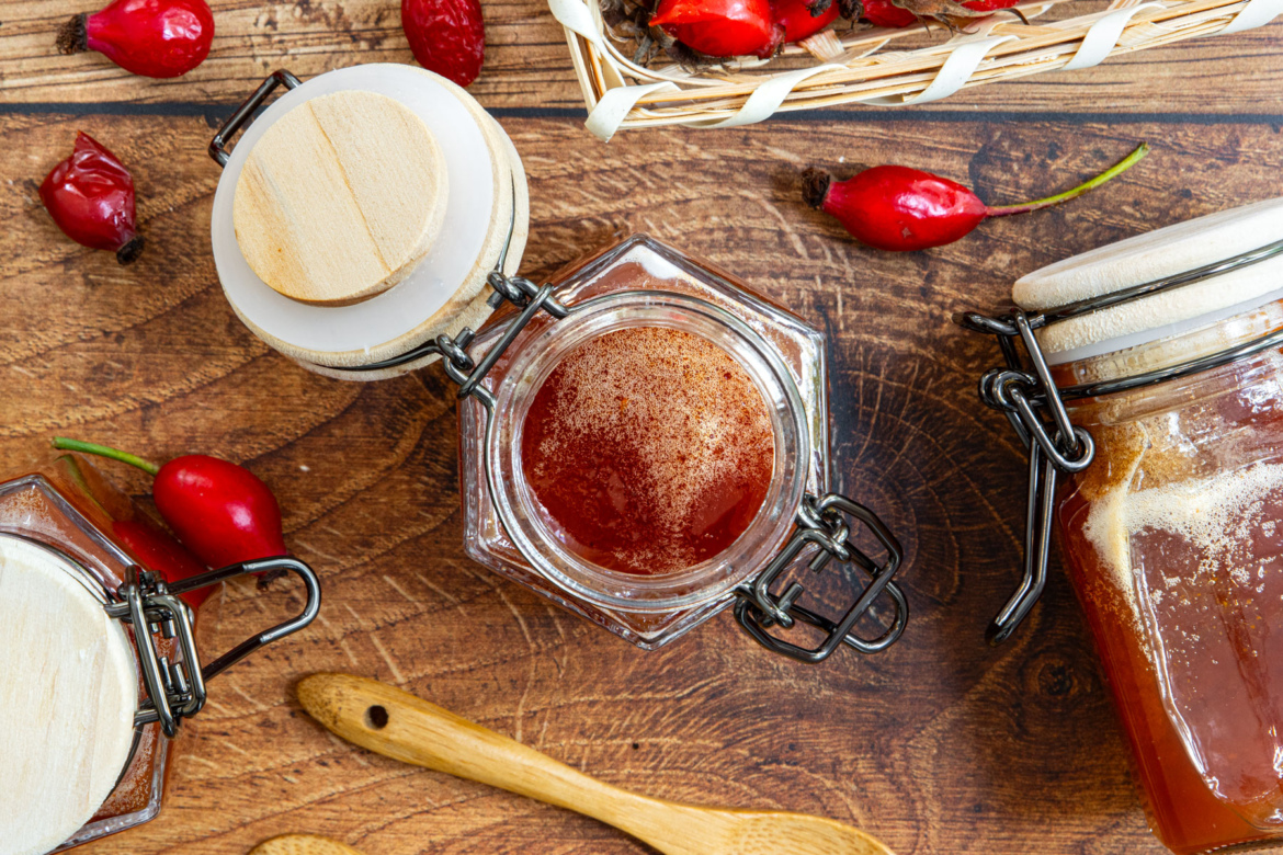 Hagebutten-Marmelade selber machen | Rezept