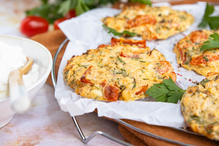 Hüttenkäsetaler Low Carb